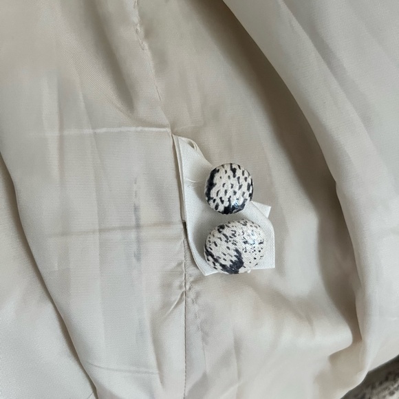 Anthropology Avec Les Filles snake print faux leather trench coat - Picture 16 of 16